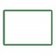Magneto - samolepicí rámeček, A3, antireflex. PVC, zelený- 2 ks